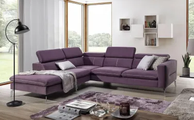 Zdjęcie produktu dla Narożnik w kształcie litery L sofa do salonu sofa tapicerka kanapa projekt nowoczesna tkanina