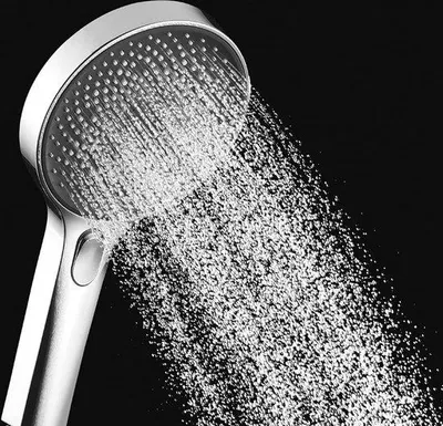 Obrázek produktu pro Velká ruční sprcha se 3 režimy a měkkou dešťovou hlavicí, chromovaná