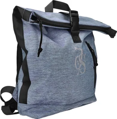 Produktbild von Blauer Rucksack 30x36x8,5 cm mit gepolstertem Rücken und verstellbaren Schultergurten
