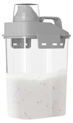Image de Boîte de rangement pour lessive avec couvercle à charnière