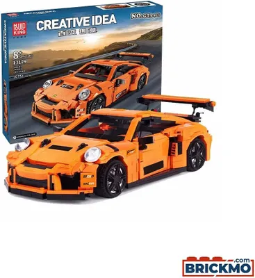 Immagine prodotto di 13129 - Blocchetti di serraggio arancione per auto sportive "No GT3-911" (Mould King)