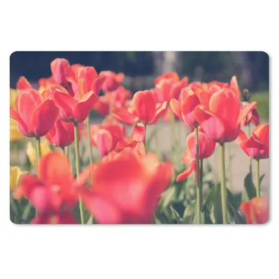 Produktbild von MuchoWow® Mauspad Mousepad Tulpen - Blumen - Natur 27x18 cm - Mousepads - Maus Mat - Pad - Mausunterlage - Büroartikel - Desk Matten