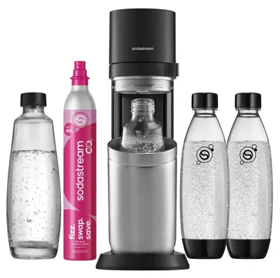 Obrázek produktu pro Výrobník perlivé vody SodaStream DUO v titanovém provedení - flexibilní a elegantní pro domácnost