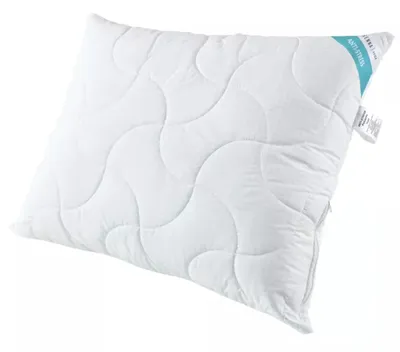 Produktbild von Kissen, Kopfkissen 70x70 ANTI-STRESS Senna Home mit Reißverschluss für Weichheitsanpassung, antiallergisch, enthält Kohlefaser