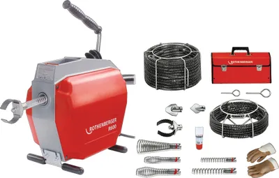 Produktbild von Rohrreinigungsmaschine R 600 Set 230/50 V/Hz 467min-¹ 690 W f.Rohr-D.20-150mm