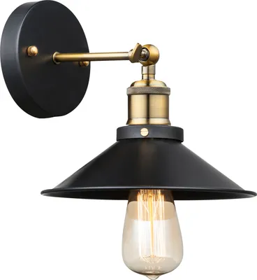 Produktbild von Globo Lighting Wandleuchte Metall messingfarben, 1x E27