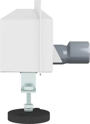 Immagine prodotto di vidaXL Piletta doccia a parete silver 90 cm acciaio inox 304