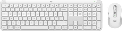 Obrázok produktu pre Logitech 920-012491, Bezdrôtový, RF Wireless + Bluetooth, Nožnicový spínač, QWERTY, Biela, Obsahuje myš