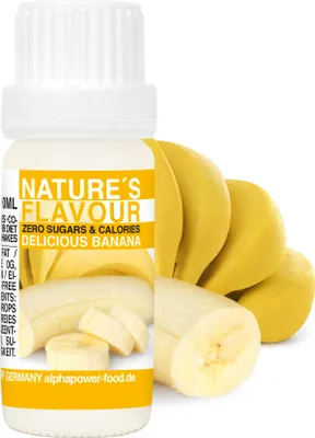 Produktbild von Flavour Drops Natürliches Aroma 10 ml BANANA TASTE