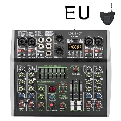 Produktbild von Audio-Mischer, Bluetooth-Konnektivität, 99 DSP-Effekte, AM-AX6 EU