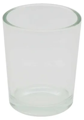 4 Kerzenständer aus Glas