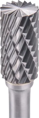Produktbild von EXTOL INDUSTRIAL Hartmetallfräser, zylindrisch mit Stirnverzahnung, Durchmesser 10x20mm/ Schaft 6mm,sec mittel (doppelt