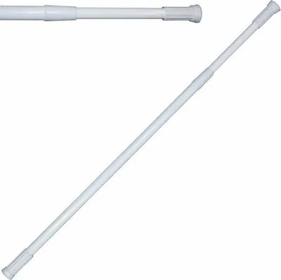 Obrázek produktu pro DuraHome Teleskopická rozpěrná tyč hliníková 120-220 cm bílá
