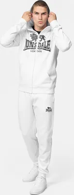 Produktbild von Herren Trainingsanzug mit Kapuze normale Passform KEPPANACH White/Black XL Lonsdale