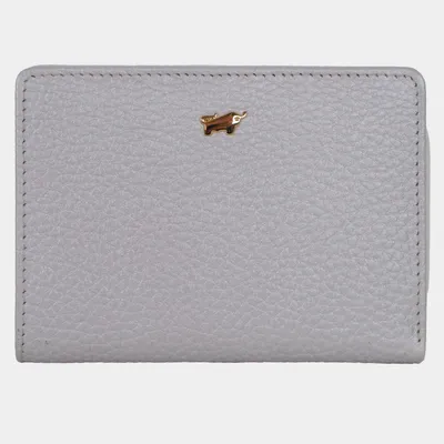 Zdjęcie produktu dla Portfel damski ALESSIA Mini, szary, skóra, 8 przegródek na karty