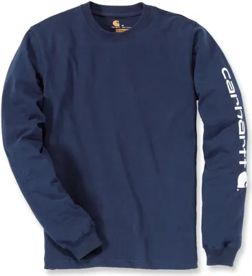 Produktbild von Carhartt Logo Langarmshirt (Dark Blue,M)