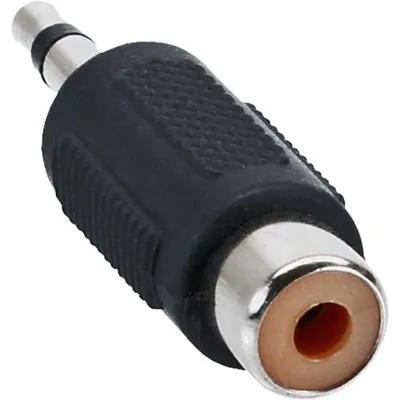 Image de InLine® adaptateur audio, 3,5mm jack mâle à 1x RCA femelle, mono