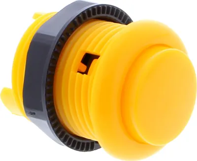 Produktbild von Arcade Taster - 27mm Gewindedurchmesser - verschiedene Farben Farbe: Gelb