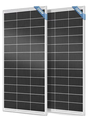 Immagine prodotto di Pannello solare, silicio monocristallino, alta efficienza, 400W (200W x 2)