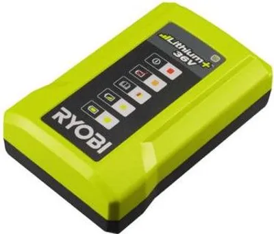 Zdjęcie produktu dla Ładowarka akumulatorów RYOBI 36 V MaxPower, standardowa ładowarka 1,7 A, kompatybilna z akumulatorami litowymi 36 V, RY36C17A