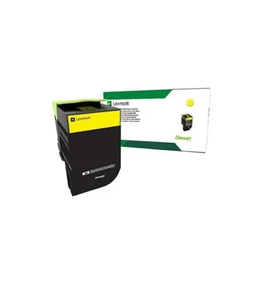 Obrázek produktu pro Lexmark 802HY, 3000 str., Žlutá, 1 kusů