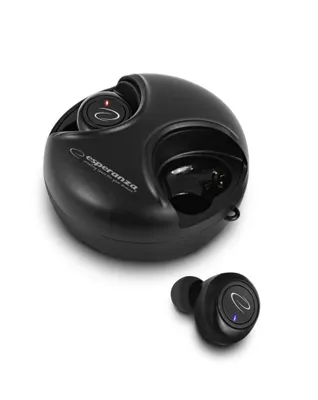 Produktbild von Esperanza EH228K Kopfhörer & Headset Kabellos im Ohr Anrufe/Musik Mikro-USB Bluetooth Schwarz