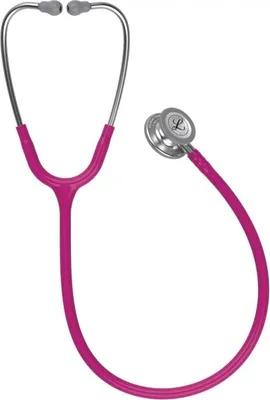 Produktbild von 3M Littmann Classic III Stethoskop – Himbeerschlauch, Standardkopf, 5648