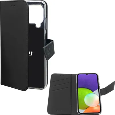 Produktbild von Brieftaschenhülle Galaxy A22 4G Schwarz