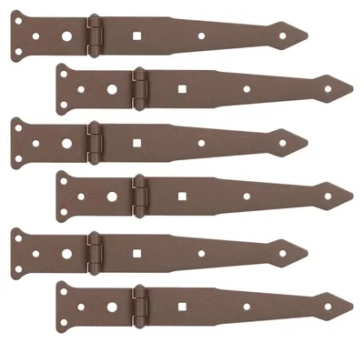 Produktbild von Alberts 822101 DURAVIS® Werfgehänge, rostbraun duplexbeschichtet, Größe 202 / 77 x 48 mm, 6er Set