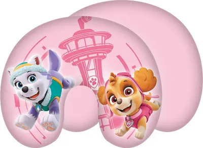 Produktbild von JERRY FABRICS Paw Patrol Tower Polyester Reisekissen, 1x 43/35 cm