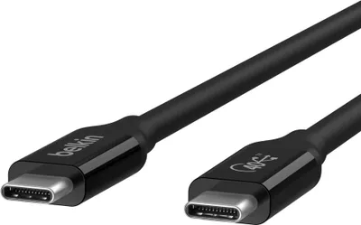 Immagine prodotto di Belkin Cavo USB4 USB-C/USB-C 40Gb/s 100W 0,8m INZ001bt0.8MK