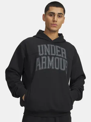 Produktbild von Under Armour UA Rival LW Graphic Hoodie für Herren – Schwarz MD