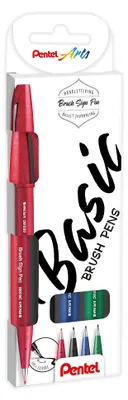 Produktbild von Pentel Brush-Pen Mehrfarbig 0.5 mm