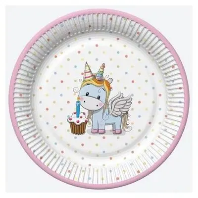 Obrázek produktu pro Talířky „Einhorn Sweet“, 8 ks, 18 cm