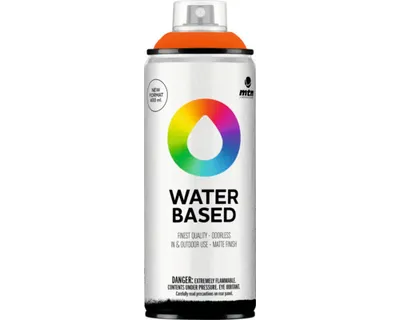Produktbild von MTN Montana Water Based Sprühlack RV-2004 Azo Orange 400 ml