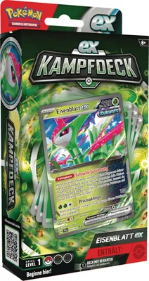 Produktbild von Sammelkartenspiel: Kampfdeck Eisenblatt Ex - Sofort spielbares Deck mit 60 Karten