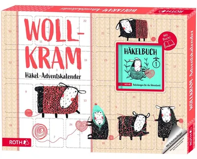 Produktbild von Adventskalender 'WollKram-Adventskalender' bestückt