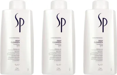 Produktbild von Deep Cleanser Shampoo 3x1000 ml
