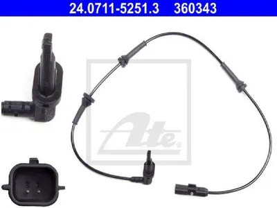 Produktbild von ATE ABS Sensor Raddrehzahl Vorne für RENAULT MASTER III Kasten (FV) 24.0711-5251.3