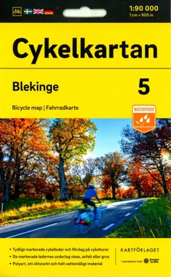 Produktbild von Cykelkartan Blad 5 Blekinge 1:90000