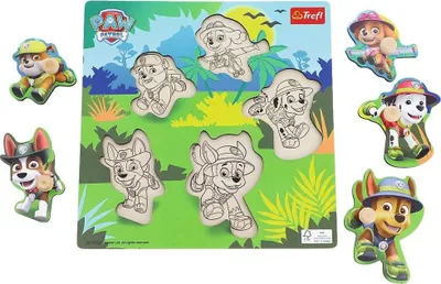 Image de Trefl Puzzle en bois Tlapková patrola dans la jungle