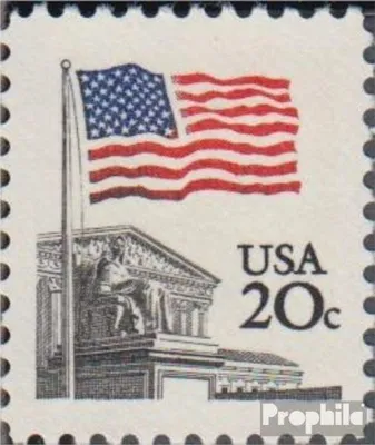 Produktbild von Briefmarken USA 1981 Mi 1522F (kompl.Ausg.) postfrisch Flaggen