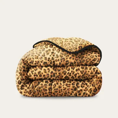 Produktbild von HappyBed -   260x220 cm - Waschbare Bettdecke ohne Bezug - Bedruckte Bettdecke ohne Bezug - Bettwäsche - Panther