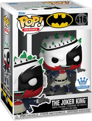 Produktbild von Batman - The Joker King 416 Exclusive - Funko Pop! - Vinyl Figur