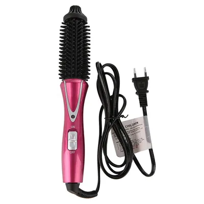 Produktbild von Lockenstäbe, Elektrischer Lockenstab,Faltbarer 30W Haarglätter mit PTC-Turmalinkeramik, 360° Drehkabel, bügelfreie Zähne (Weinrot, Kompakt & Tragbar)