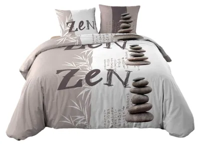 Image de Parure de lit Collection Galets zen