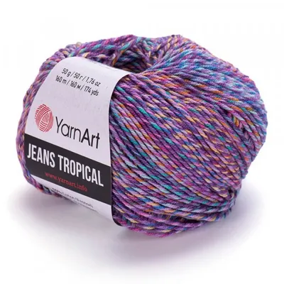 Produktbild von Yarn Art Jeans Tropical 622 Multi Strickgarn