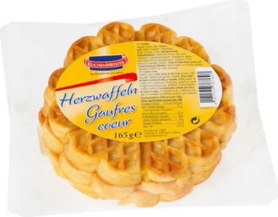 Produktbild von KuchenMeister Herzwaffeln 165g
