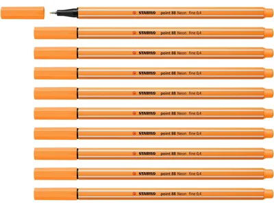 Zdjęcie produktu dla STABILO point 88 Fineliner pomarańczowy 1 szt