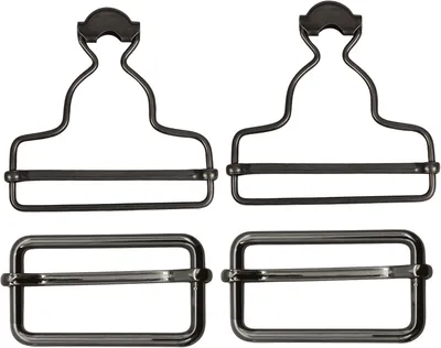 Productafbeelding van Tuinbroek Gespen - Bretel Clips - Kleding Reparatie - Stevig Metaal - 40 mm - Brons